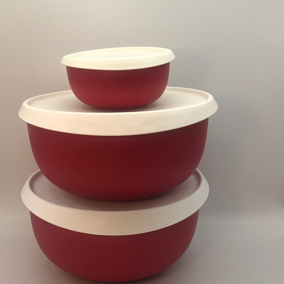 Tupperware Blossom Bowl Set of 3